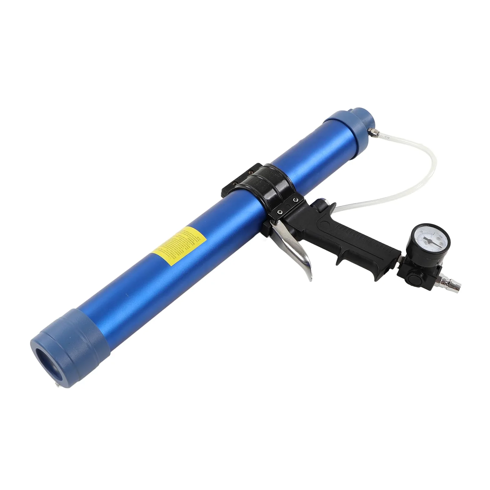 Garosa 1 4-calowy Pneumatyczny Pistolet do Klejenia Szkła ABS Pistolet do Uszczelniania z regulowaną prędkością Pojemność 600 Ml z Manometrem Uszczelniania i Naprawy Złączy Okiennych i Drzwiowych