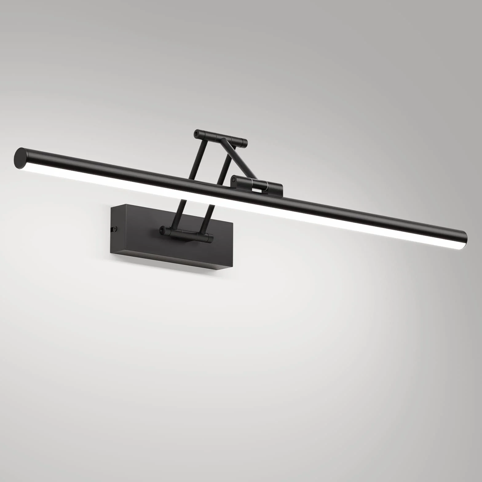 LED Klighten lustro światło łazienka 60cm, obrotowe światło do łazienki IP44, 20W 1500 LM, zimna biel 5500K