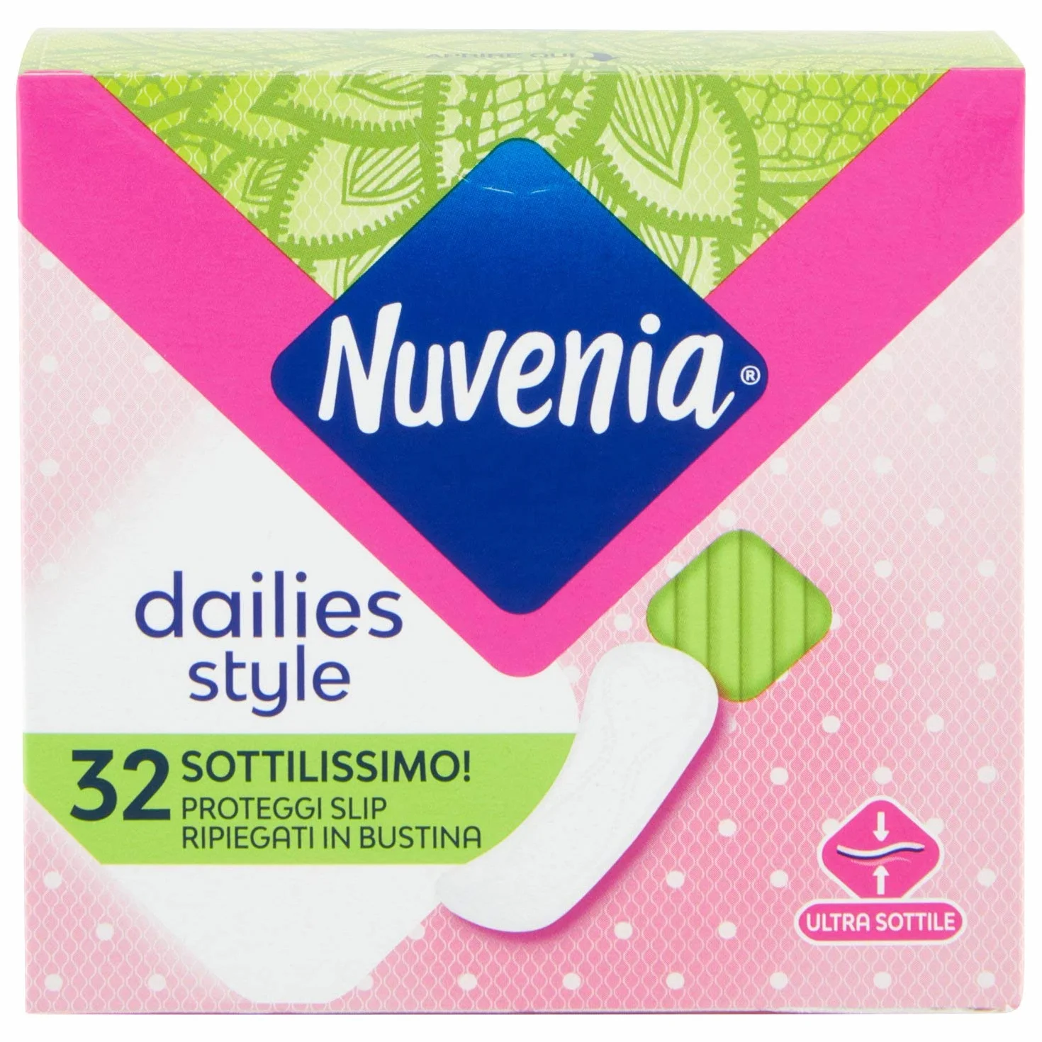 Nuvenia Slip Pro Skin Formula 6 opakowań 32 podpaski 192 sztuki