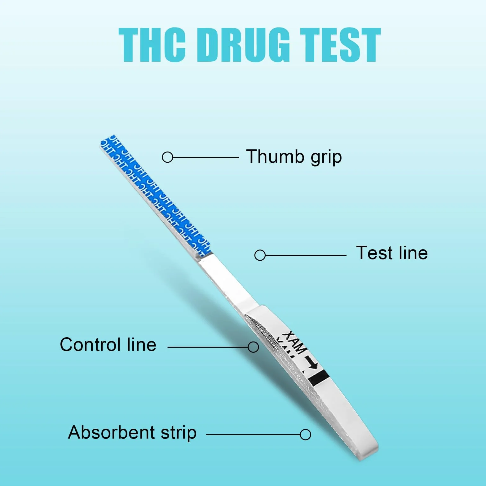 10 testów narkotykowych na mocz, test nurkowy, test narkotykowy z panelem na marihuanę, THC