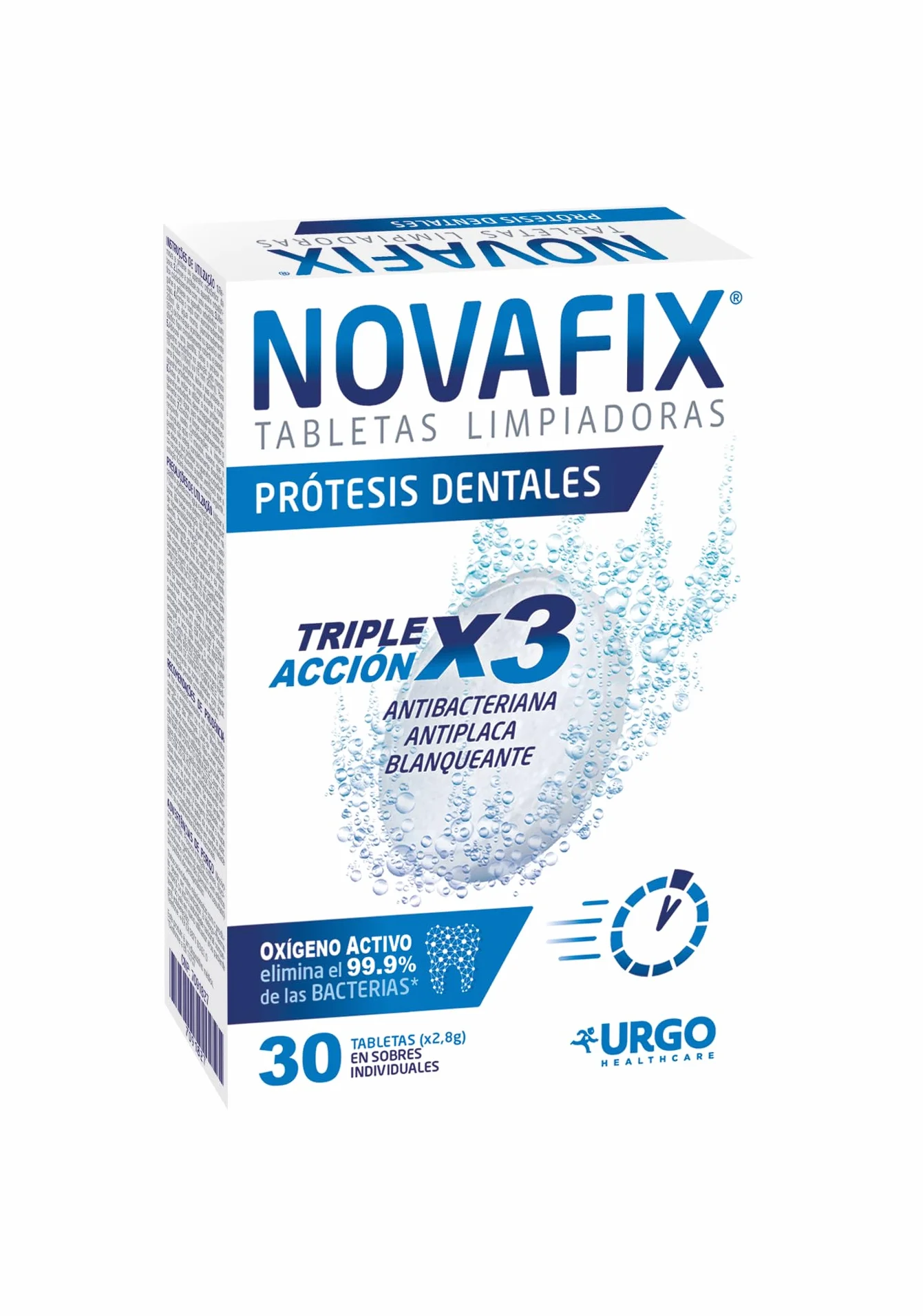 Novafix - Tabletki czyszczące Triple Action - Do protez dentystycznych i aparatów ortodontycznych