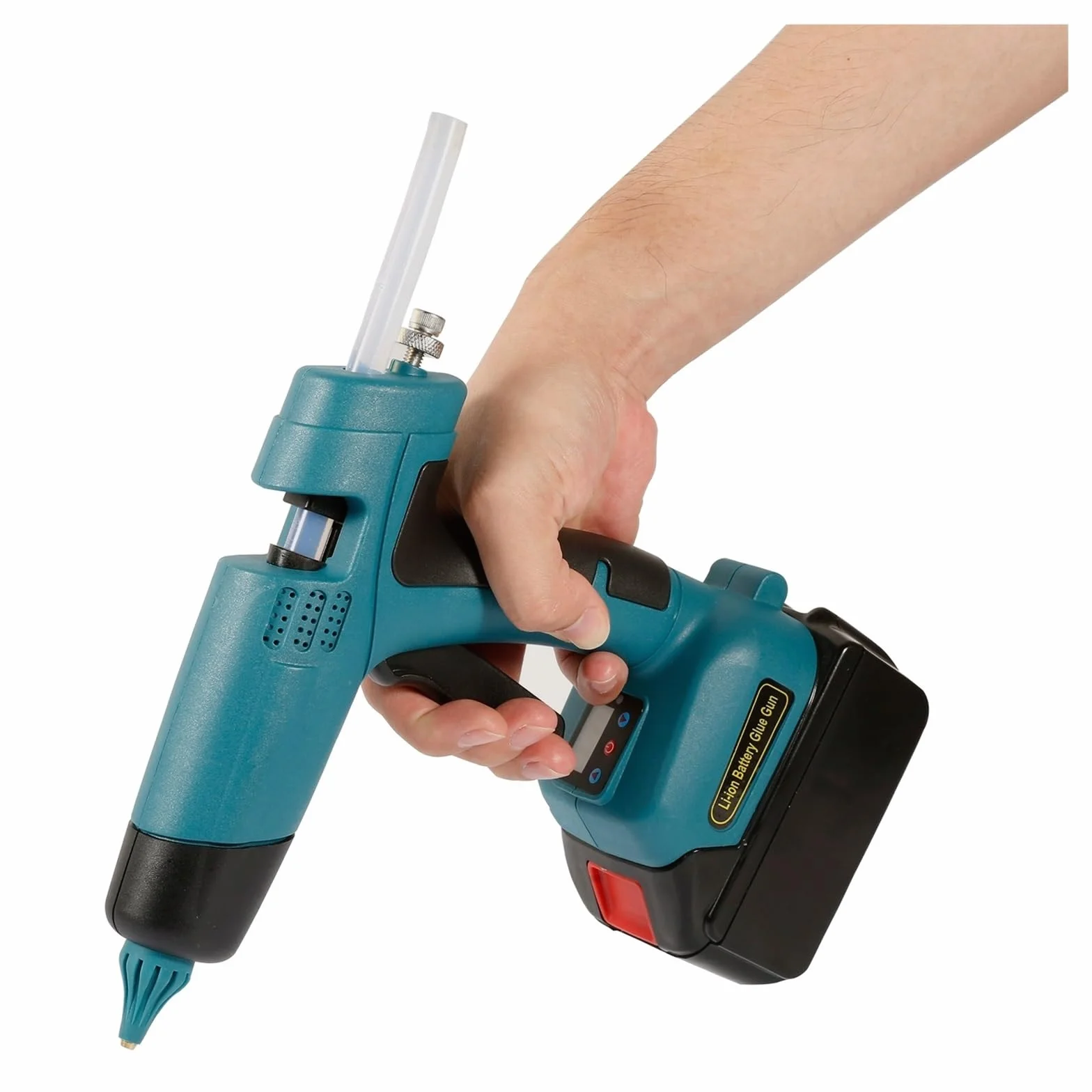 Bezprzewodowy Pistolet Do Klejenia Na Gorąco 11mm Kleje W Sztyfcie Dla Sztuki DIY Elektryczne Narzędzie Do Naprawy Ciepła Pistolet Do Klejenia Na Gorąco Do Baterii Litowej 18V(Only machine)