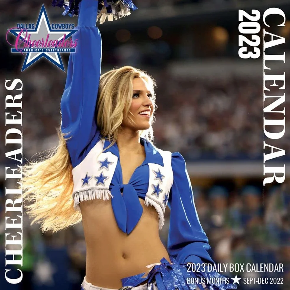TURNER LICENSING Dallas Cowboys Cheerleaders 2023 kalendarz pudełkowy (23998052010)