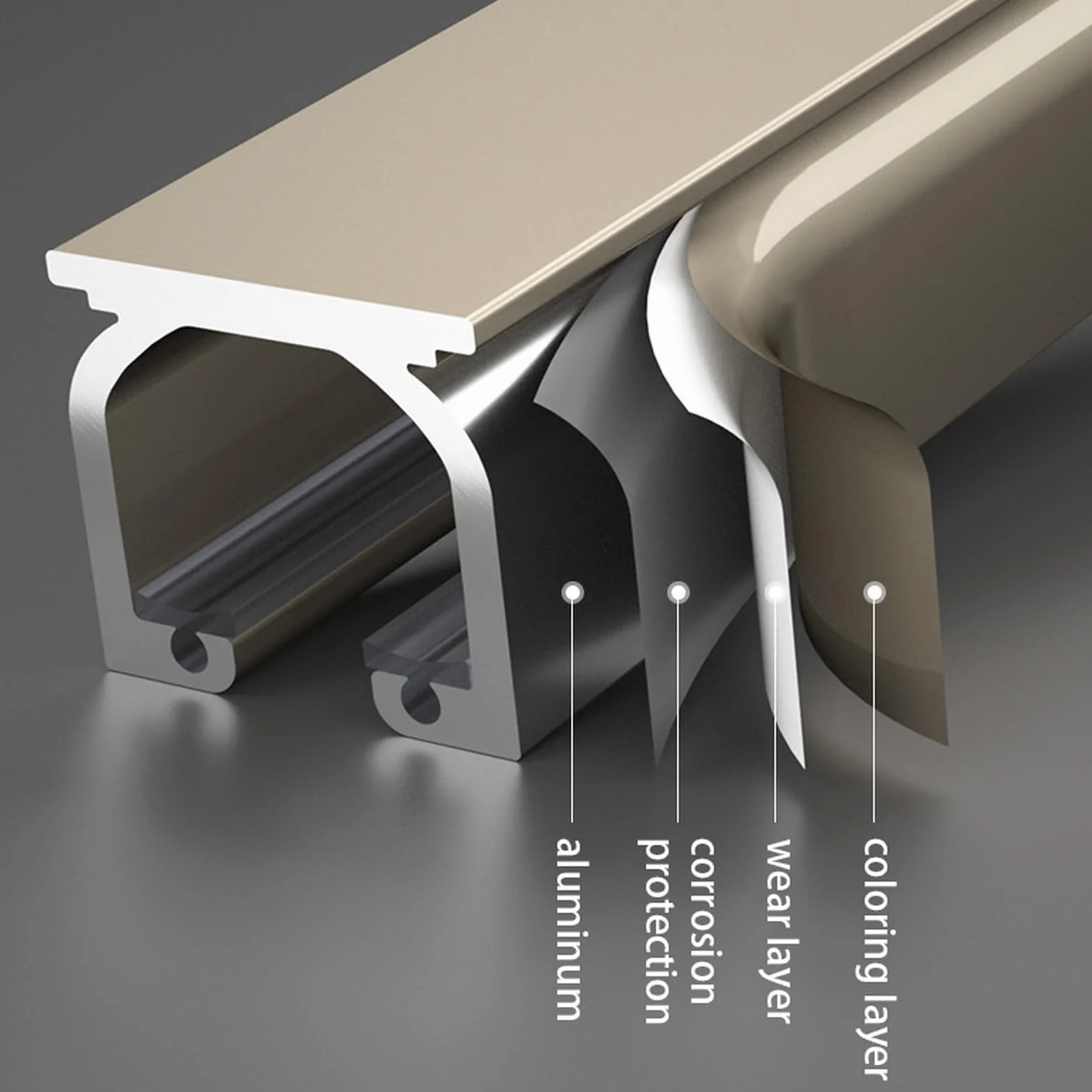 Regulowany system szyn aluminiowych 50–400 cm, do montażu na suficie i ścianie do zaciemnienia i przegrody pokoju, ciche prowadnice ślizgowe, 550 cm, czarne