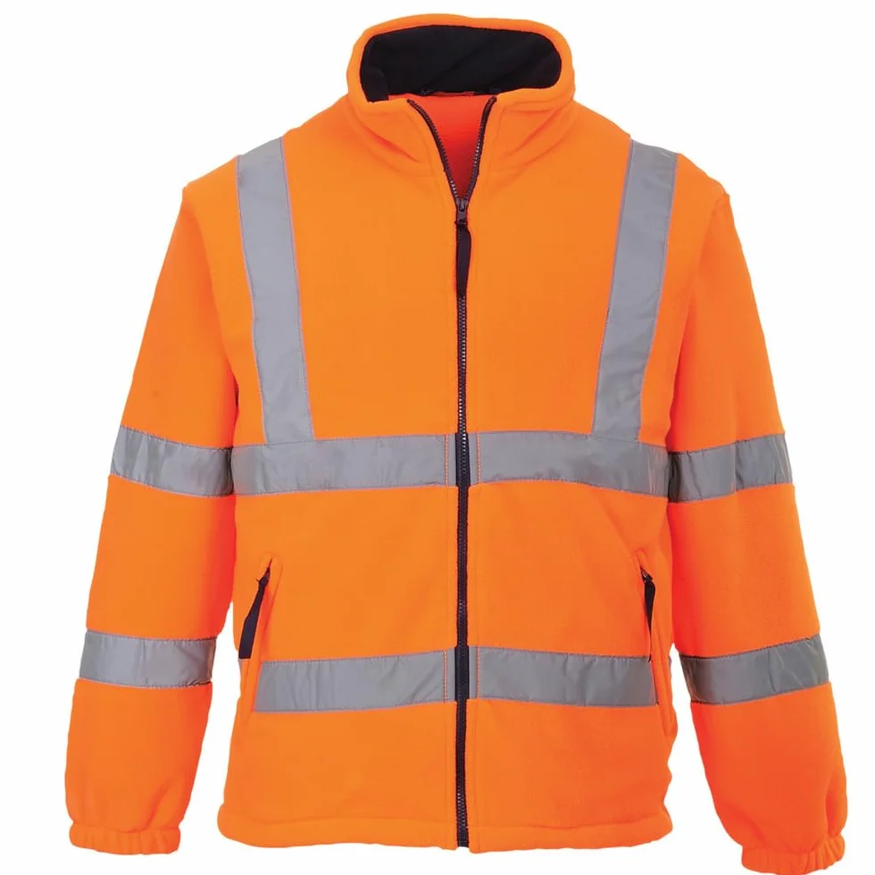Portwest F300 Polar Bluza Ostrzegawczy z Podszewka Siatkowa, Regularny, Rozmiar 4XL, Pomaranczowy