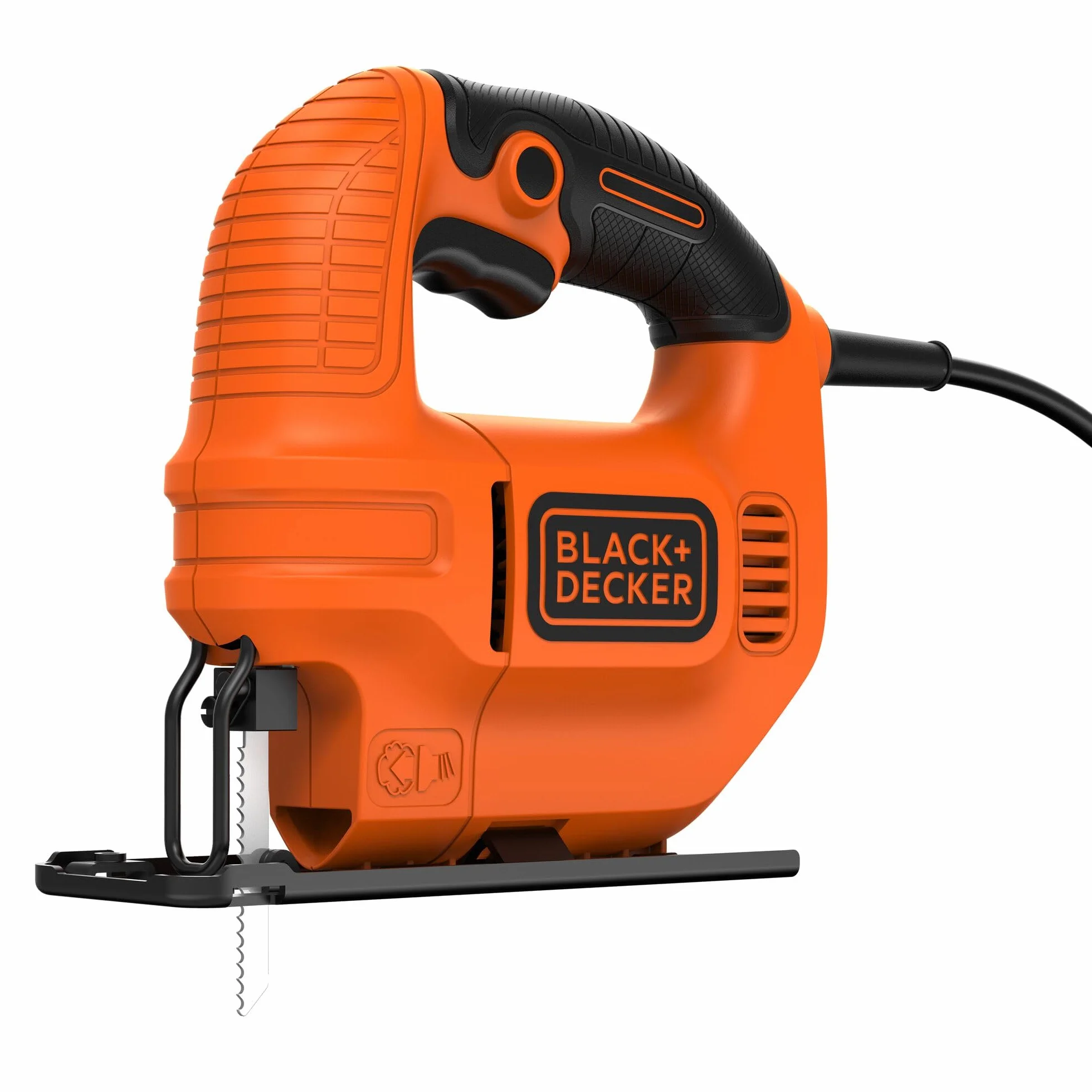 BLACK+DECKER Wyrzynarka do drewna, moc 400 W, KS501-QS