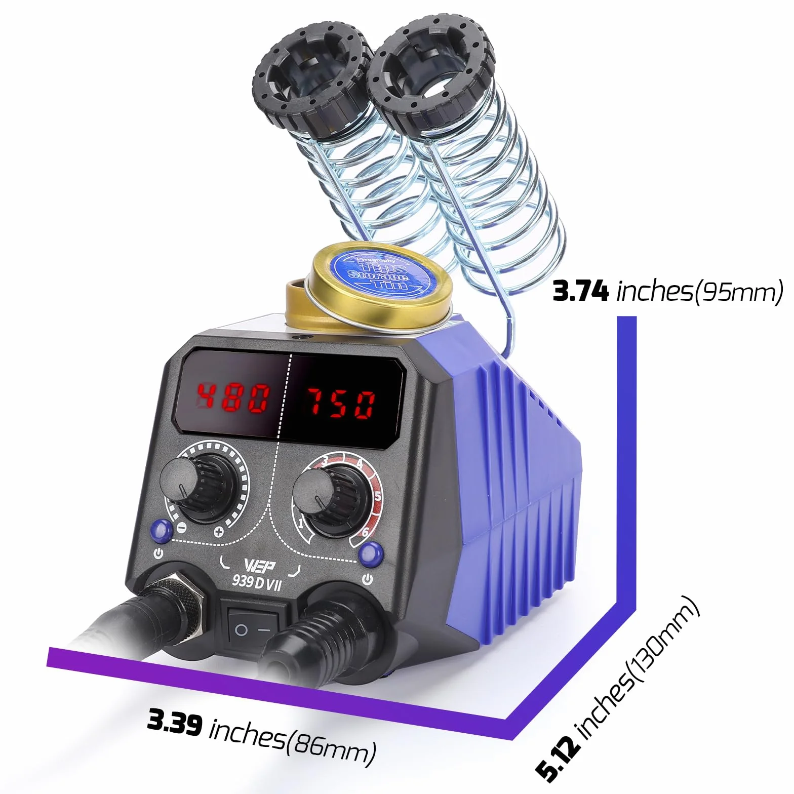 WEP 939D-VII Kit Pirografo (EU Plug)