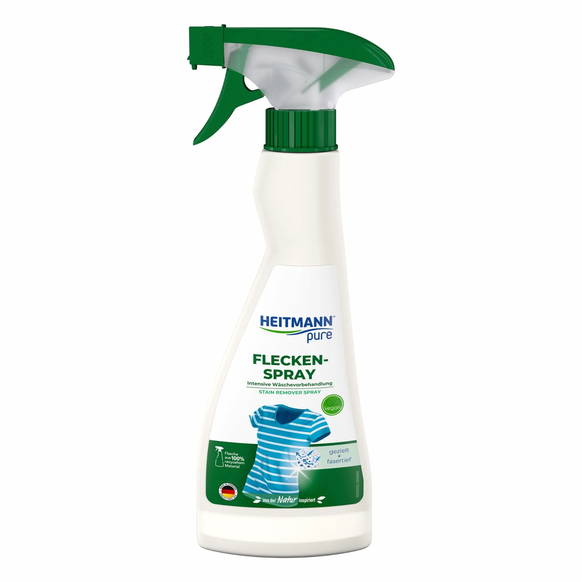 HEITMANN pure Spray na plamy, wegańska alternatywa dla mydła żółciowego, intensywna obróbka wstępna plam, 250 ml