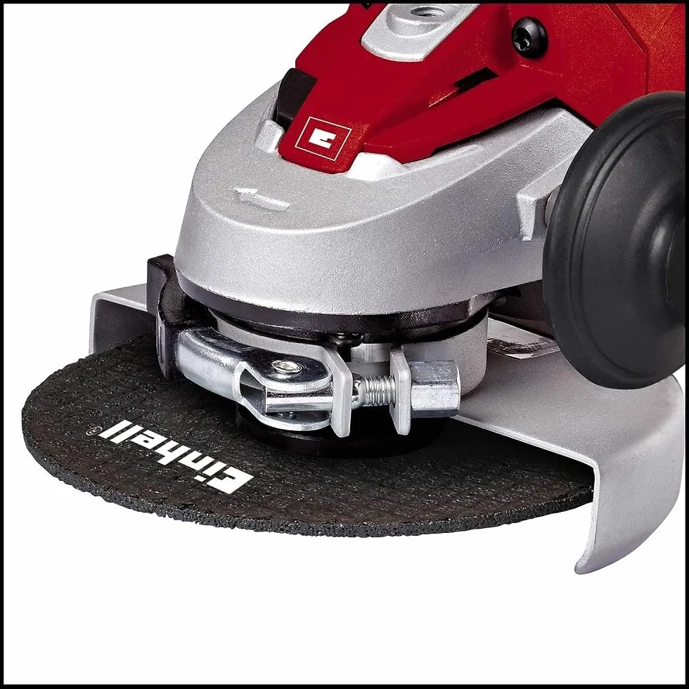 Einhell 4430885 Szlifierka Kątowa, 750 W, 230 V, Czarny/Czerwony, ‎40 x 13.5 x 23.3 cm; 1.88 kg