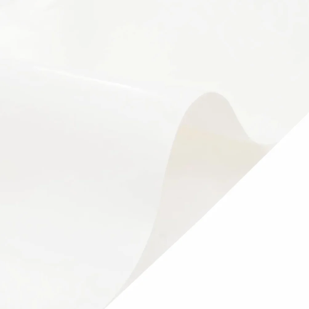 Plandeka okryciowa biała, 1,5 x 20 m, 650 g/m², płótno z powłoką PCW, odporna na rozerwanie, wodoszczelna, odporna na działanie promieni UV, z oczkami, do ogrodu, na plac budowy, na kemping