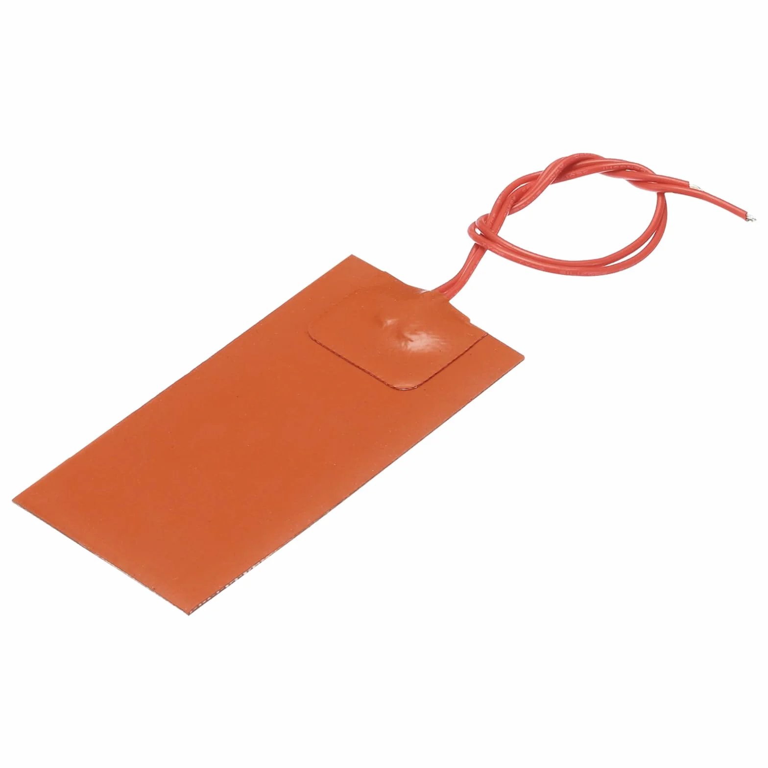 QUARKZMAN Silikonowe łożysko grzewcze 12 V 20 W kuchenka elastyczna folia grzejna płyta grzewcza 100 mm x 50 mm mata do pieca do stałej temperatury