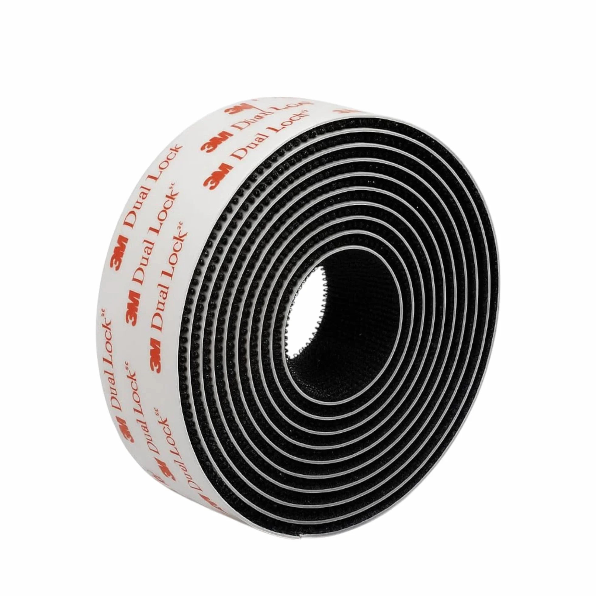 Dpm Tapes Dual Lock SJ3550, 1 taśma klejąca z podwójną blokadą, blokada nacisku, produkt wysoce samoprzylepny do samochodów, Dashcam, Go Pro, uchwyt Holder, zrób to sam czarny (25,4 mm x 1 m)