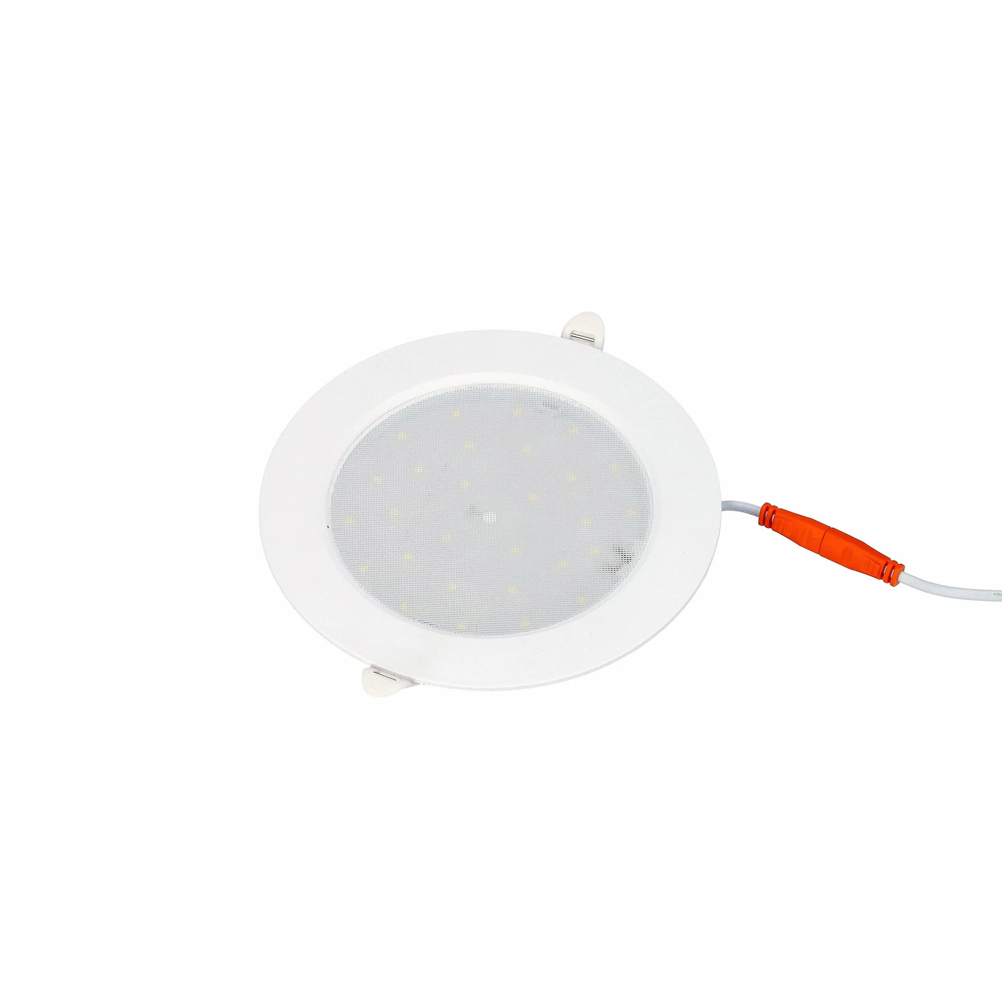 Zestaw 2x Panel LED Sufitowy 12W 4200K Neutralna Biel - Reflektor Wpuszczany Downlight 1200lm Ultracienki Biały 230V - Okrągła Oprawa Podtynkowa do Salonu, Kuchni, Biura - Horoz Electric