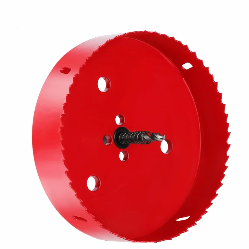1pc 100-200mm M42 bimetaliczne wiertło HSS otwornica do metalu żelazo aluminium ze stali nierdzewnej plastikowe DIY narzędzia do cięcia drewna, 165mm