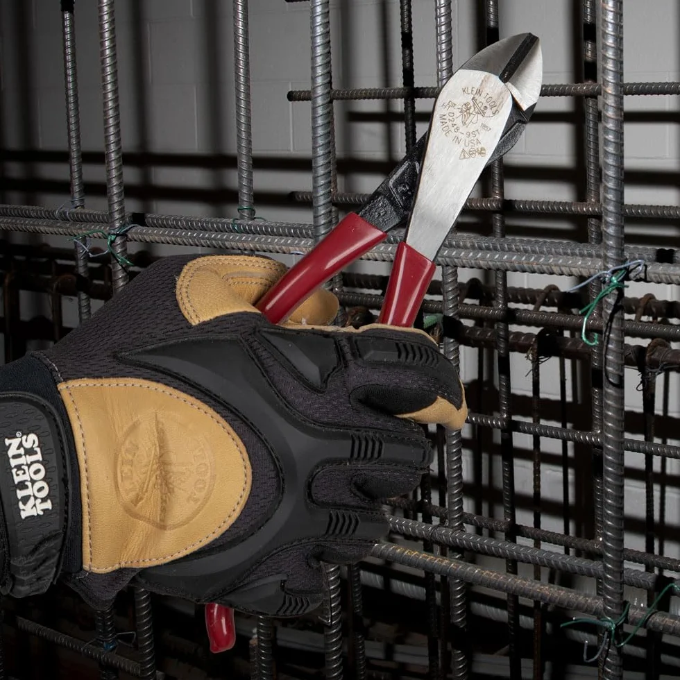 Frezy ukośne, szczypce do żelaza, 9-calowy frez do prętów zbrojeniowych i giętarka do prętów zbrojeniowych KLEIN TOOLS D248-9ST, czerwony