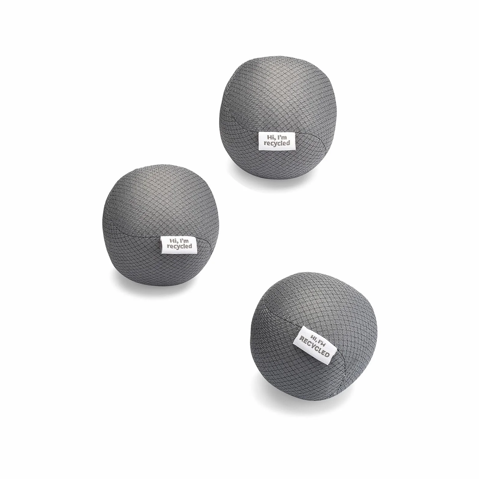 Full Circle Loads of Fun Anti-Static Dryer Balls Grey, Zestaw 3, One Size
