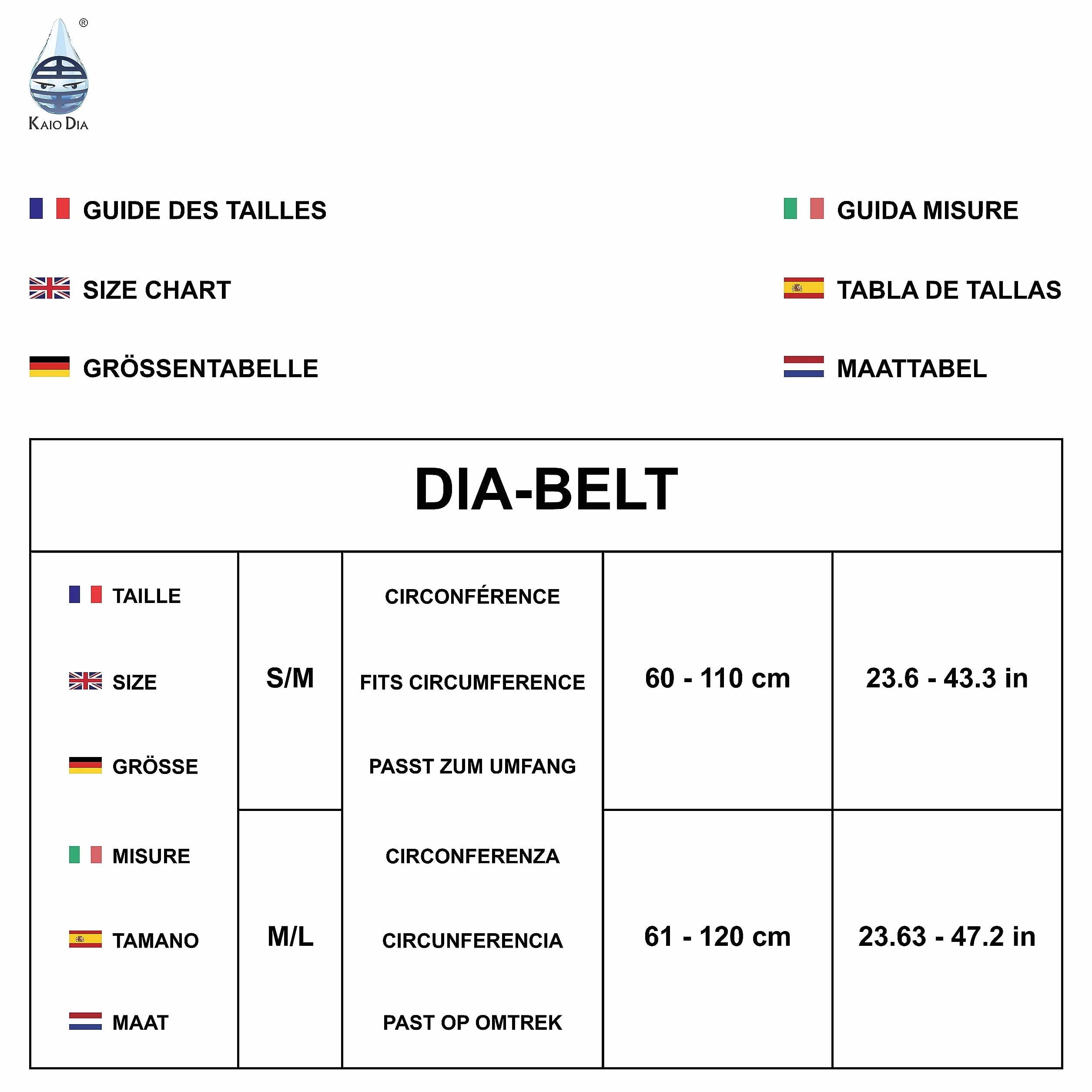 Dia-Belt pas do pompy insulinowej dla dzieci i dorosłych, do Medtronic, Accu-chek i wielu innych modeli i Freestyle Libre, Czarny rycerz, Medium/Large (60-120 cm)