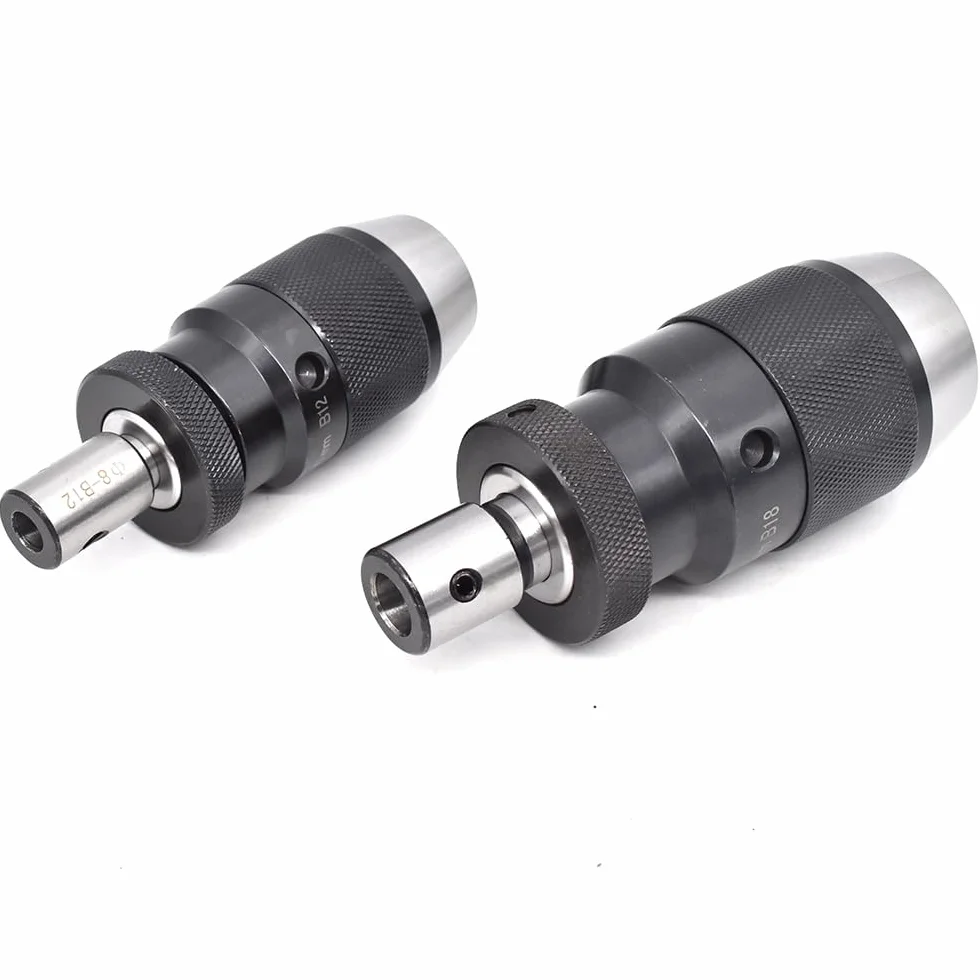 1 zestaw bezkluczykowego uchwytu wiertarskiego B16 B18 B12 B10 z 1 adapterem do wiertarek - samozaciskowy uchwyt stożkowy(Inner hole 16mm-B16)