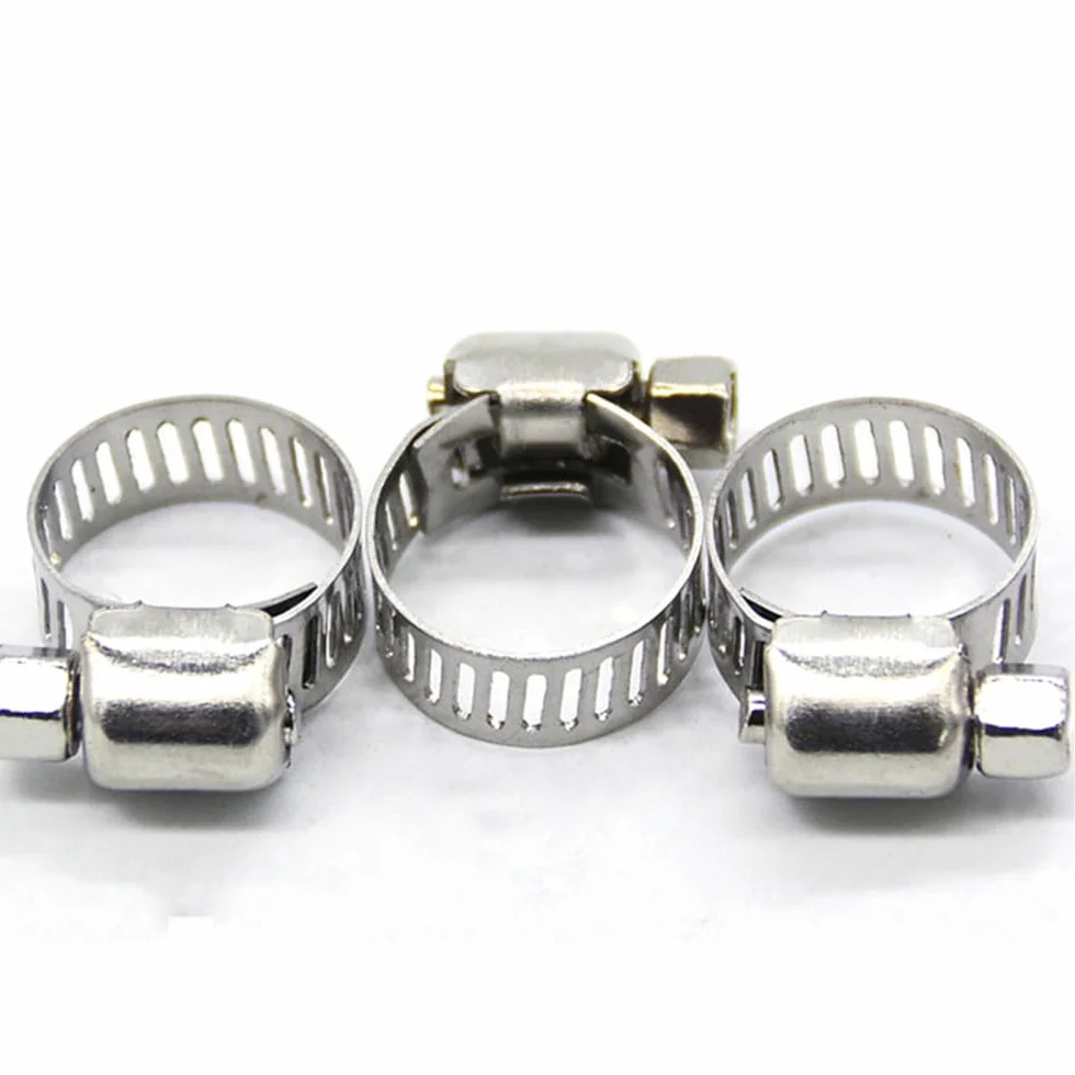 Zaciski wężowe Miniaturowy zacisk przewodu paliwowego ze stali nierdzewnej 6 mm-57 mm, opcjonalny rozmiar do węża powietrznego, wodnego, silikonu(33 57mm)