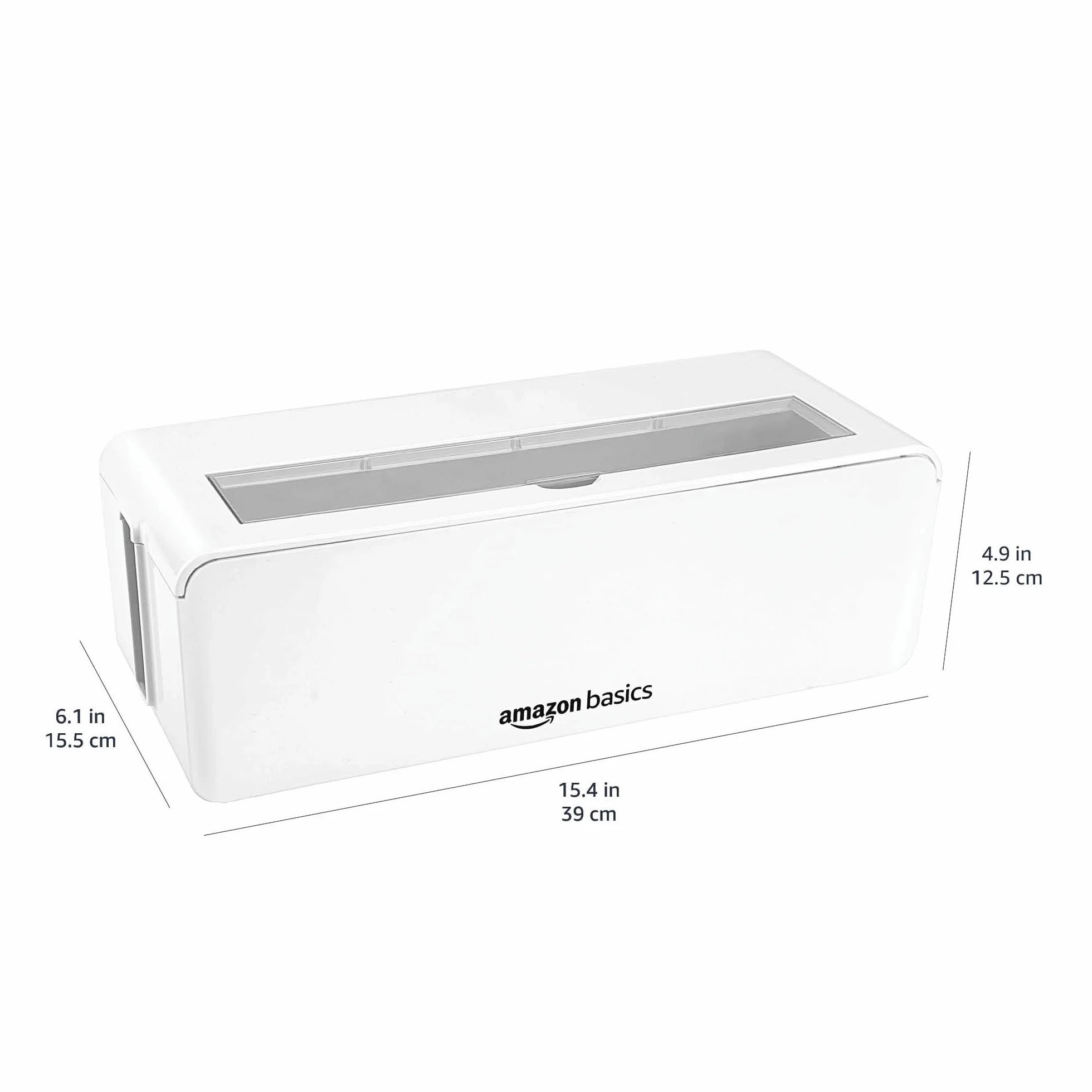 Amazon Basics skrzynka kablowa duża biała do ukrywania kabli