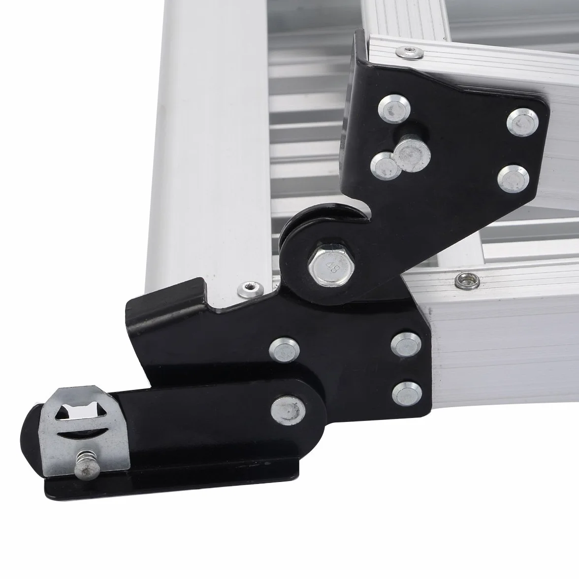 COSTWAY Aluminiowa platforma robocza składany stół warsztatowy 150 kg z matami antypoślizgowymi