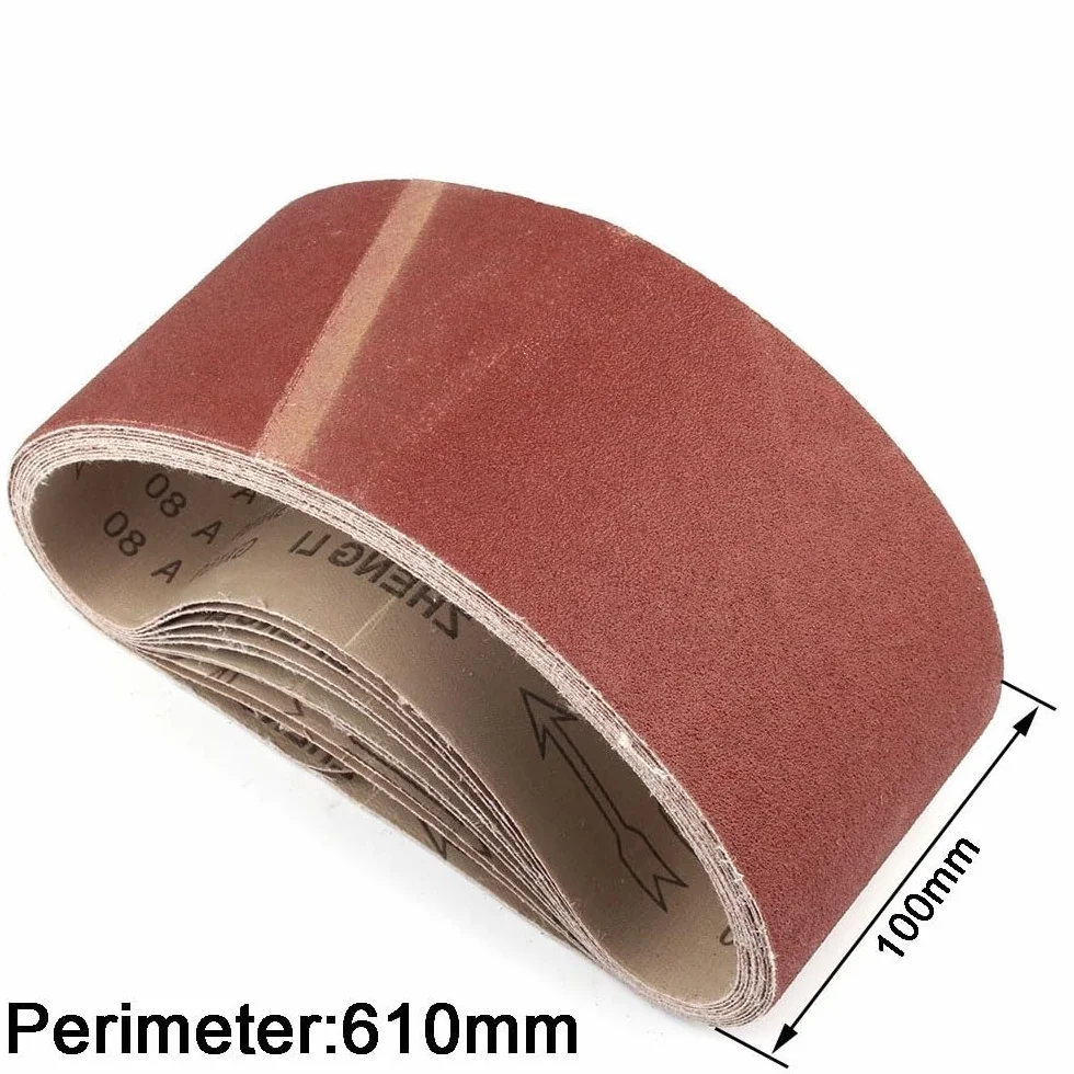 Szlifierka taśmowa, Taśmy szlifierskie 610x100mm Taśma szlifierska Papier ścierny Pas Akcesoria do szlifierek taśmowych polerowania metalu 1 szt(150)