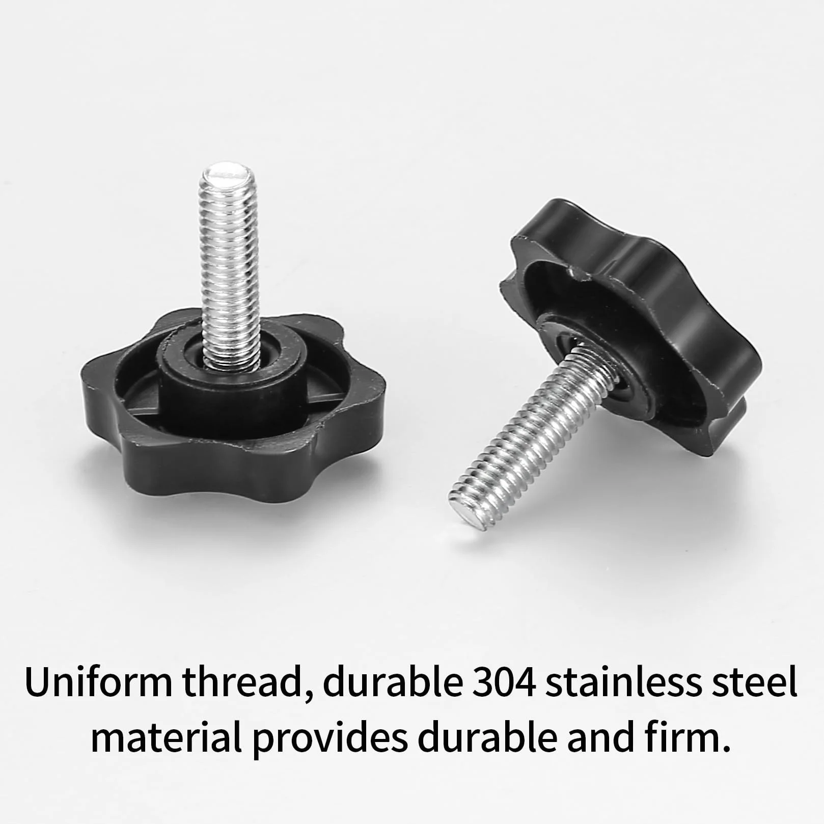 20 sztuk śruby z uchwytem gwiazdowym M6x20mm, śruby z łbem gwiazdowym, śruby dociskowe, śruby w kształcie gwiazdy, nakrętki z uchwytem gwiazdowym M6 do maszyn narzędziowych