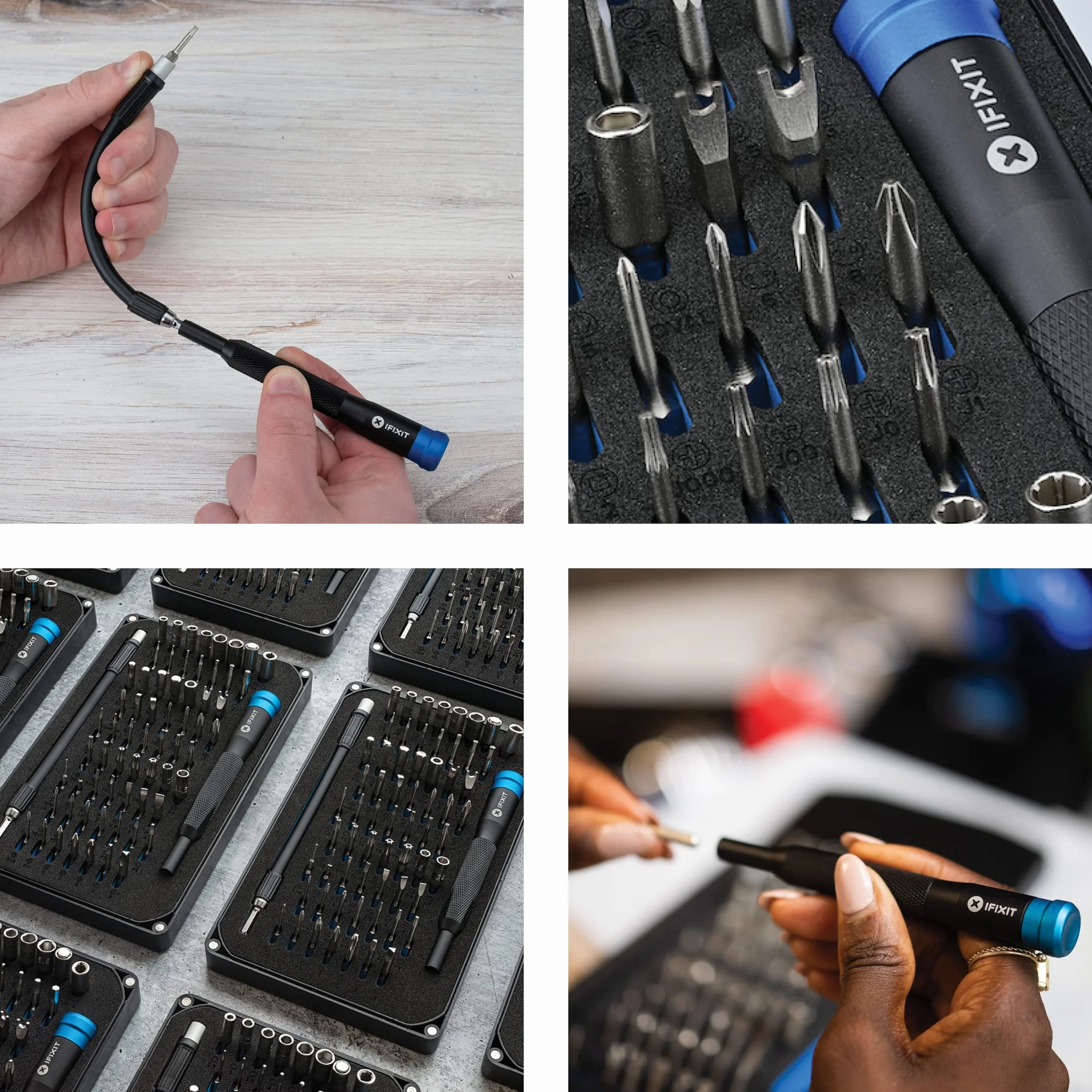 Zestaw wkrętaków Mako iFixit – 64 precyzyjne bity do naprawy elektroniki