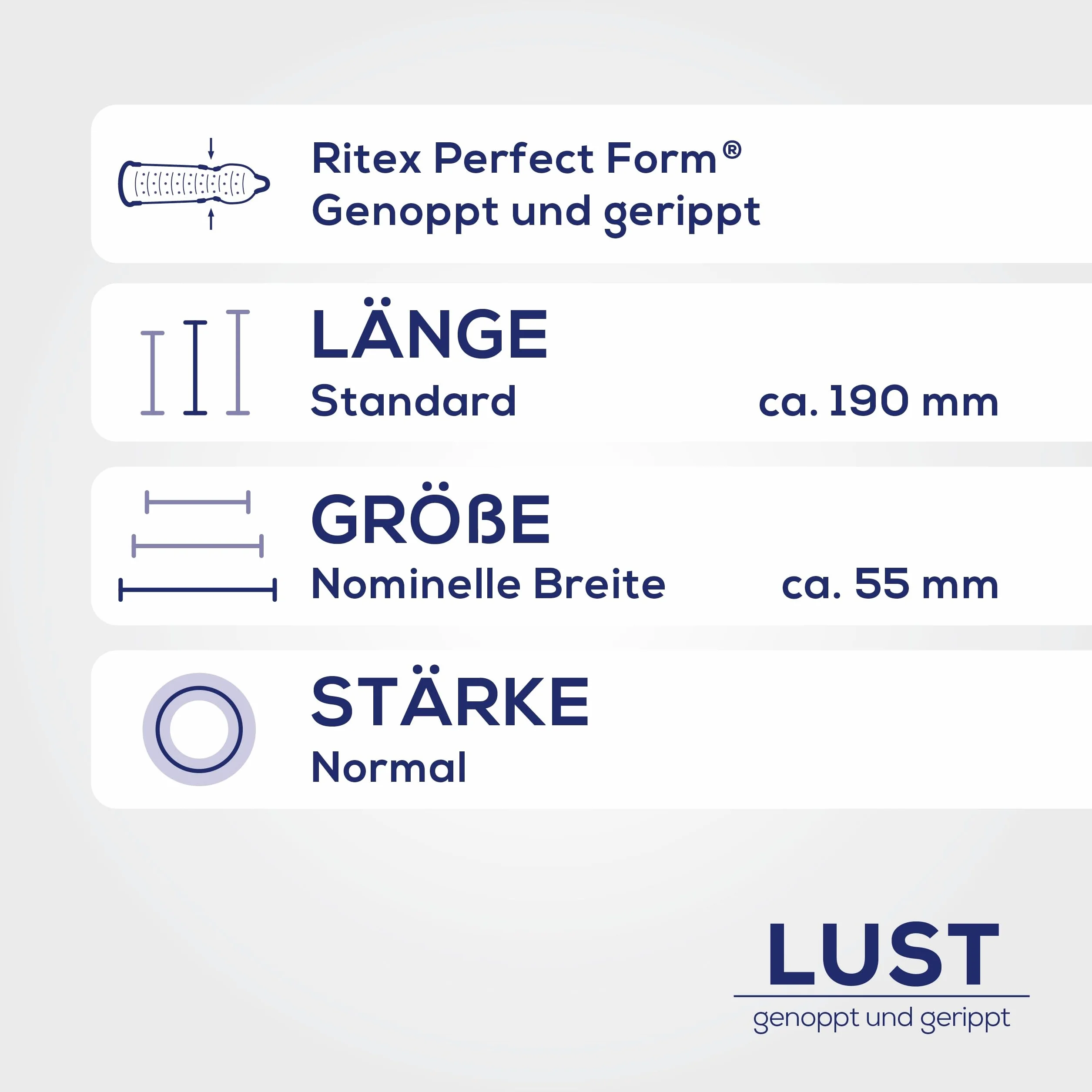 Ritex Lust Prezerwatywy 8 szt.