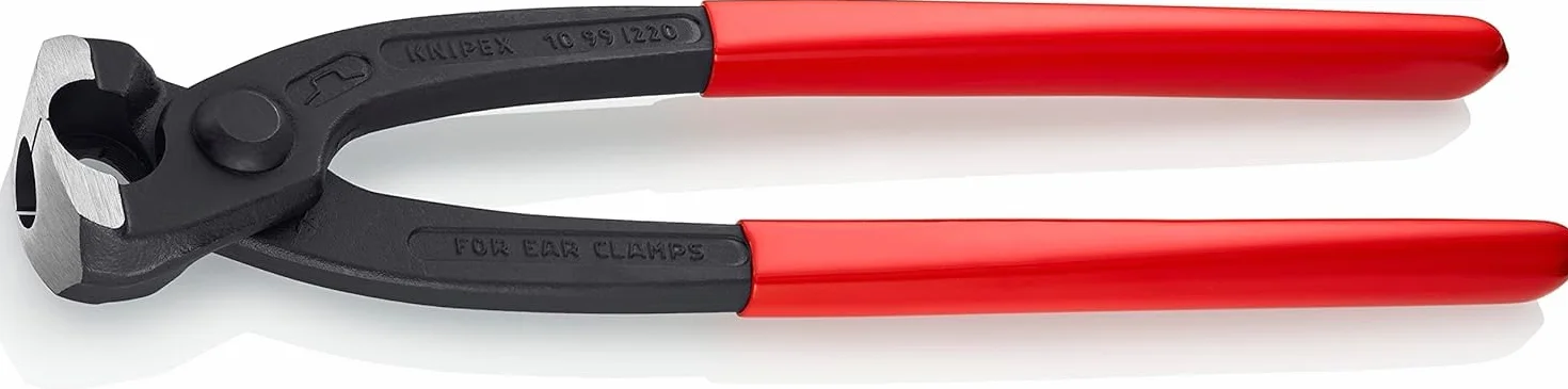 KNIPEX Szczypce do obejm z uchem z tworzywa sztucznego, powlekane 220 mm, 10 99 I220