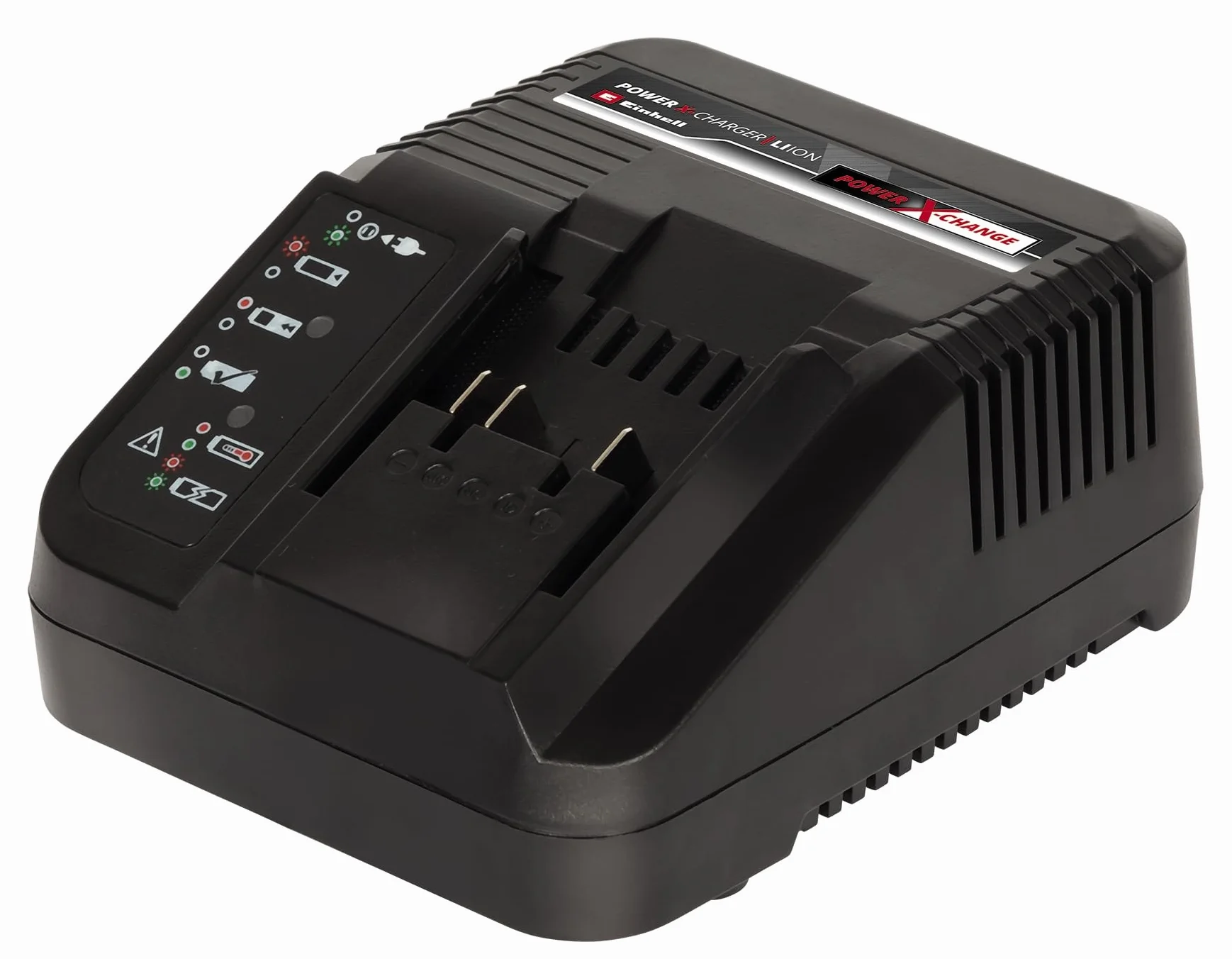 Einhell Szybka ładowarka Power X-Change (litowo-jonowa, wszystkie akumulatory PXC, ładowanie 30 min, inteligentne ładowanie, system 6-poziomowy)