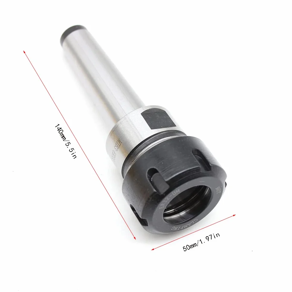 M12 MK3 ER32 uchwyt tulei zaciskowych + ER32 zestaw 9 szt. tuleje zaciskowe 2-20 mm do frezów, z wysokiej jakości stali sprężynowej MT3 ER32 M12 Collet Chuck ER32 zestaw sprężyn