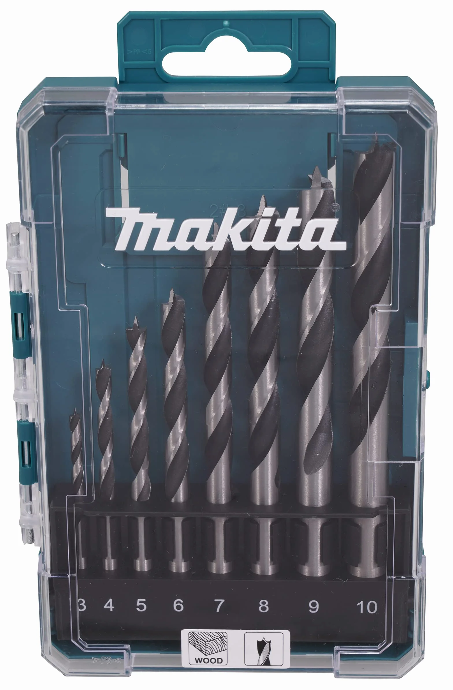 Makita D-77257 8-częściowy zestaw bitów do drewna