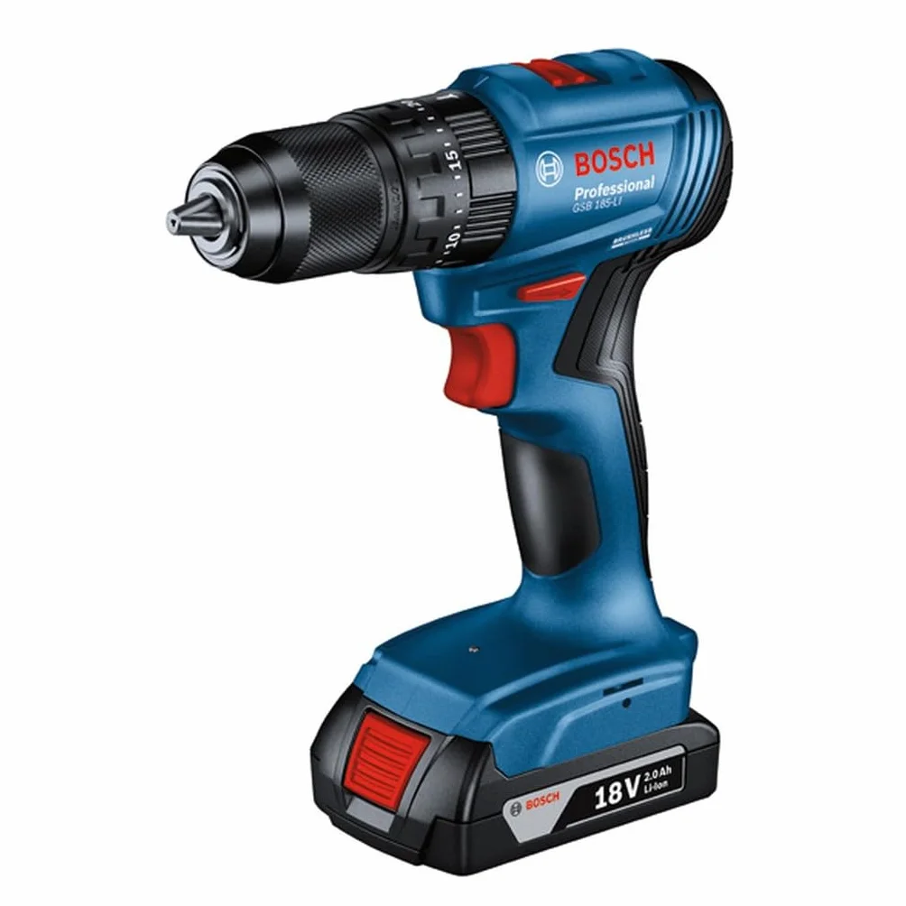 Bosch Professional system 18V: akumulatorowa wiertarko-wkrętarka udarowa GSB 18V-45 (3 akumulatory ProCORE18V 4.0Ah, ładowarka GAL 18V-40, walizka L-Case)