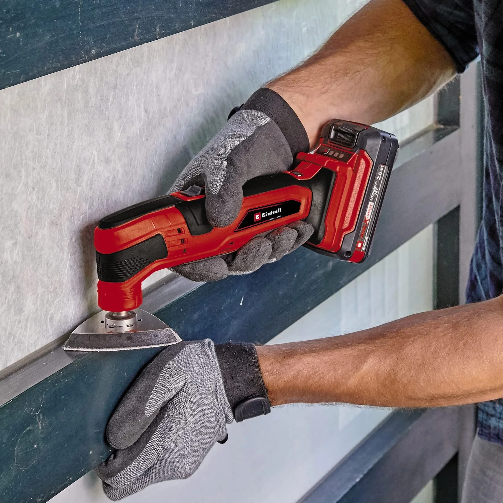 Einhell Akumulatorowe narzędzie wielofunkcyjne TC-MG 18 Li-Solo Power X-Change (Li-ion, 18 V, 11000-20000 min-1, 3,2°, magnetyczny uchwyt narzędziowy, w tym wyposażenia, bez akumulatora i ładowarki)