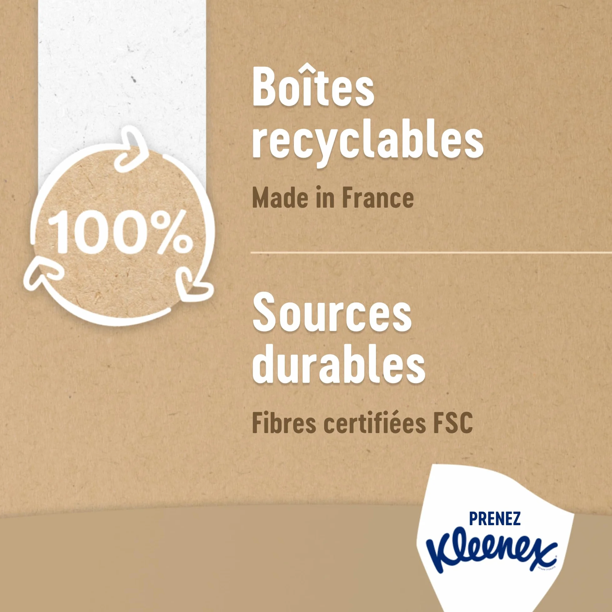 KLEENEX - Rodzinne chusteczki maxi-pack (15 pudełek po 128 chusteczek) - idealny rozmiar dla całej rodziny - Wyprodukowano we Francji
