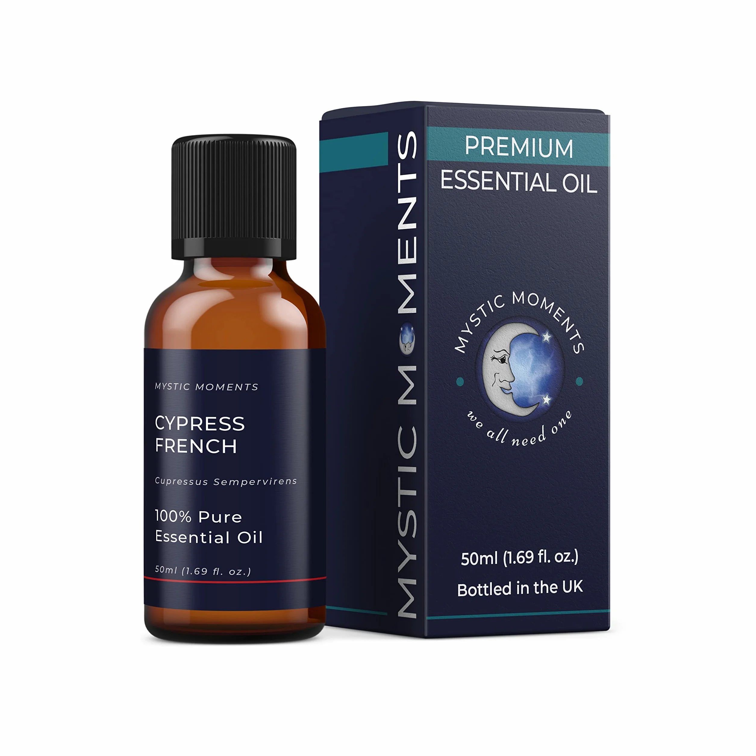 Mystic Moments Francuski olejek eteryczny z cyprysu 50 ml czysty naturalny do dyfuzorów aromaterapii masażu