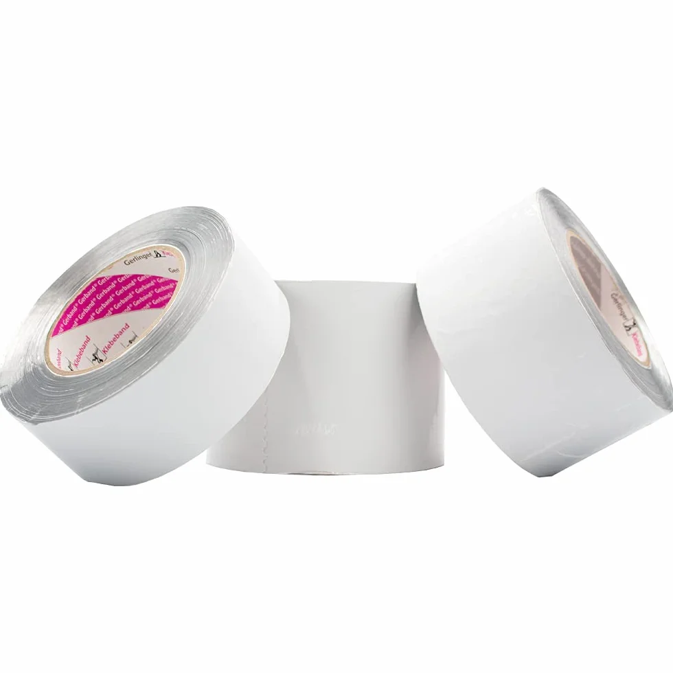 100 m rolka taśmy aluminiowej – czyste aluminium (Gerband 705) — szerokość 50 mm grubości 0,065 mm