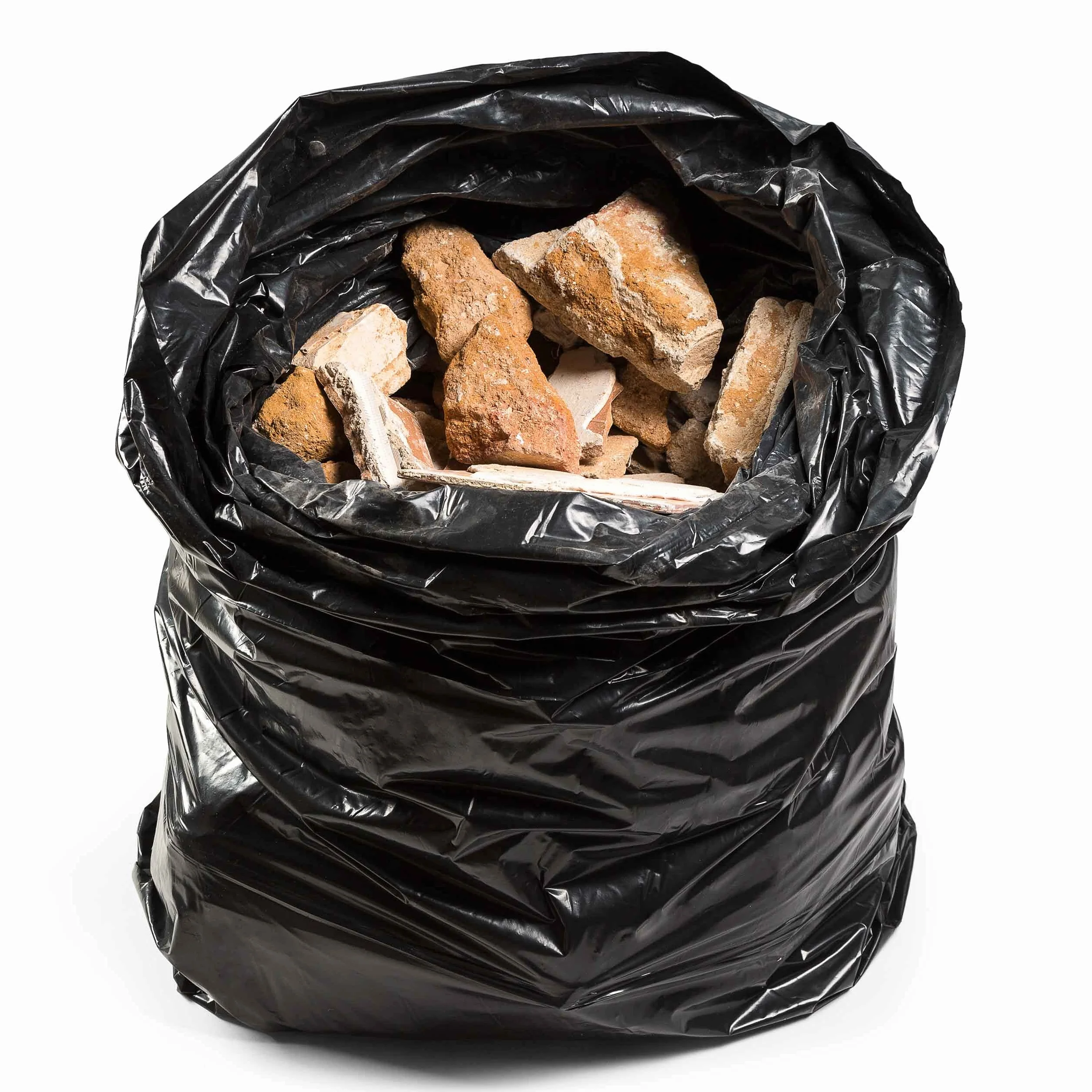 Worki na śmieci, odporne na obciążenia do 85 kg, w 100% z recyklingu, przyjazne dla środowiska i szczelne, pojemność 70 l