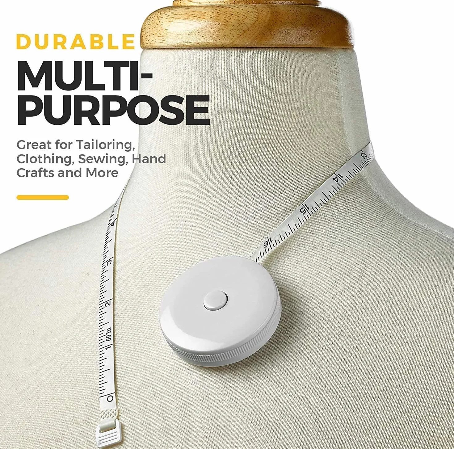 Body Tape Measure -(4-Pack) Measuring Tape Fat Weight Monitors, (Cale & Cm) chowany Tape Measure Ruler dla dokładnego Body Fat Calculator pomaga obliczyć Fitness Body Measurements