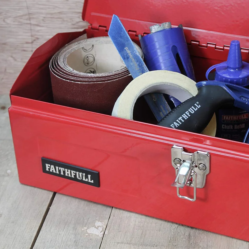 Faithfull FAITBB19 Metalowa skrzynka narzędziowa do stodoły 484 mm (19 cali)
