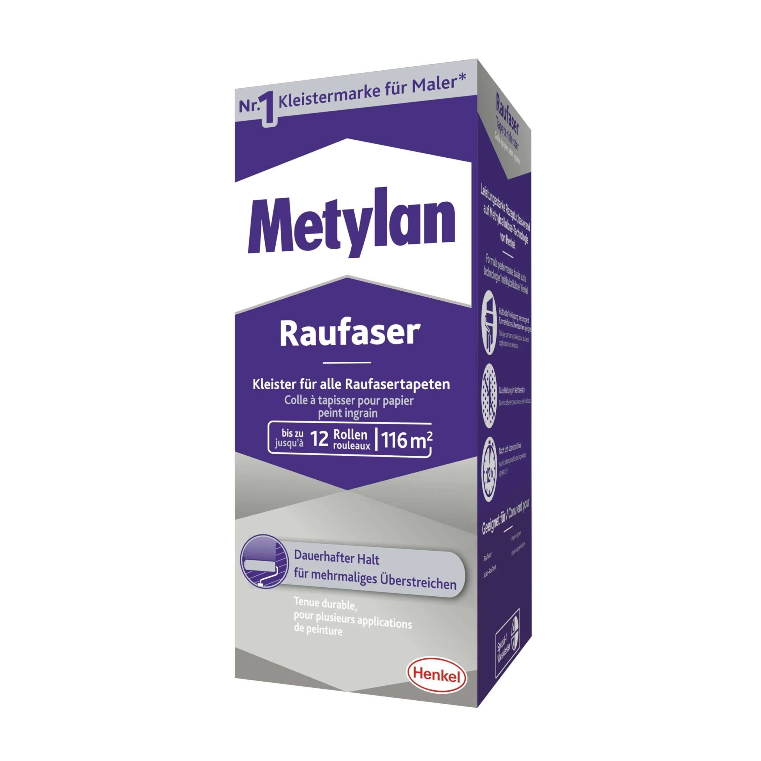 Metylan Raufaza Klej do Tapet, Przezroczysty, 720 g