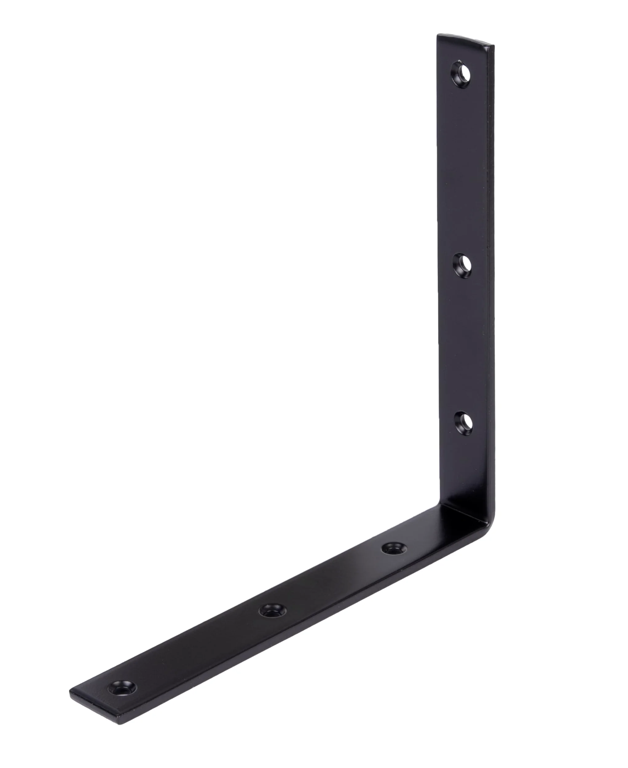 Alberts 824792 Kątownik belki - czarny - powlekany tworzywem sztucznym - 200 x 200 x 26 x 5 mm | zestaw 25 szt.