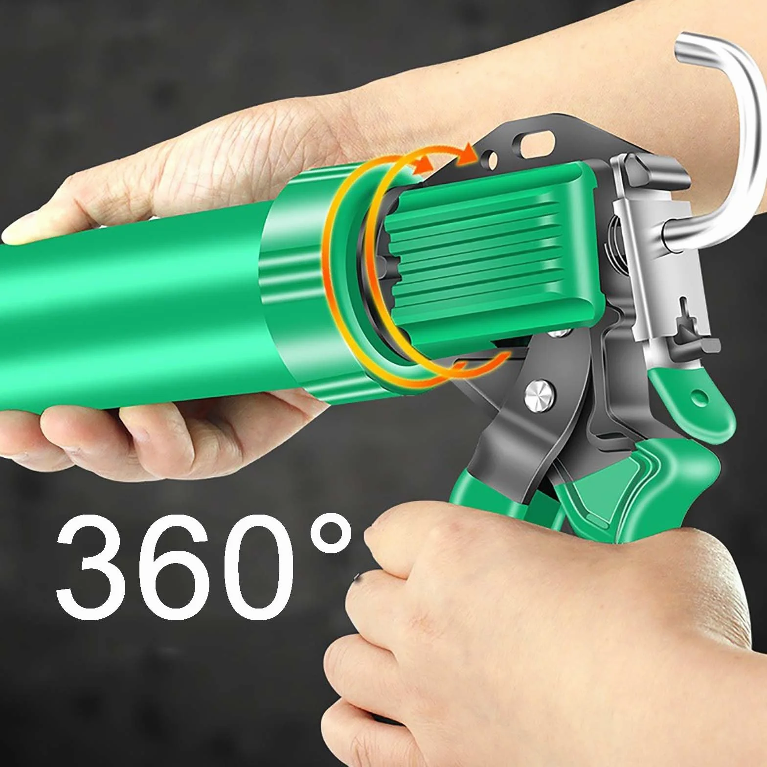 Pistolet uszczelniający, ciężki pistolet uszczelni Tuby z masy uszczelniającej Heavy Duty DIY All Trades Dozownik Narzędzie Uszczelniacze Pistolet do mocowania żywicy Kartridże Aplikator do masy uszcz