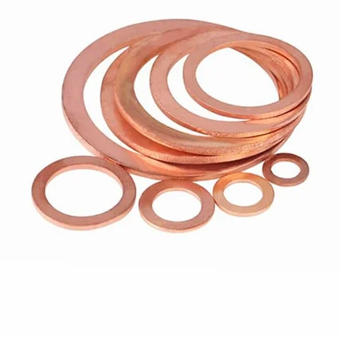 1 sztuka M80 uszczelka miedziana podkładka Cu, pierścień uszczelniający, uszczelki do łodzi, średnica zewnętrzna 90/100 mm, grubość 2,5/5 mm, M80 x 100 mm x 2,5 mm