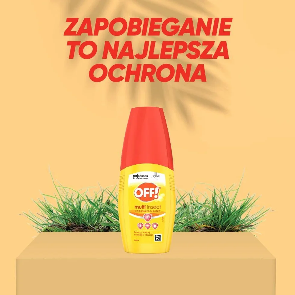 OFF! Multi Insect Środek Odstraszający Owady Atomizer 100 ml 8h Ochrona