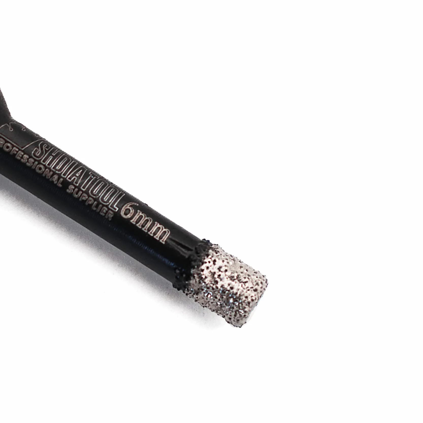 SHDIATOOL Diamentowe wiertło rdzeniowe, średnica otwornicy 6 mm 1/4 cala z trójkątnym chwytem lutowane próżniowo do betonu, granitu, marmuru, porcelany płytek, cegły, 10 szt
