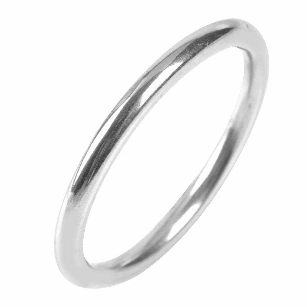 Demeras Spawany pierścień O-ring stali nierdzewnej łódka morski spawany pierścień polerowane koło do jogi pierścienie zwierzęta nurkowanie wspinaczka (6 x 50 mm)