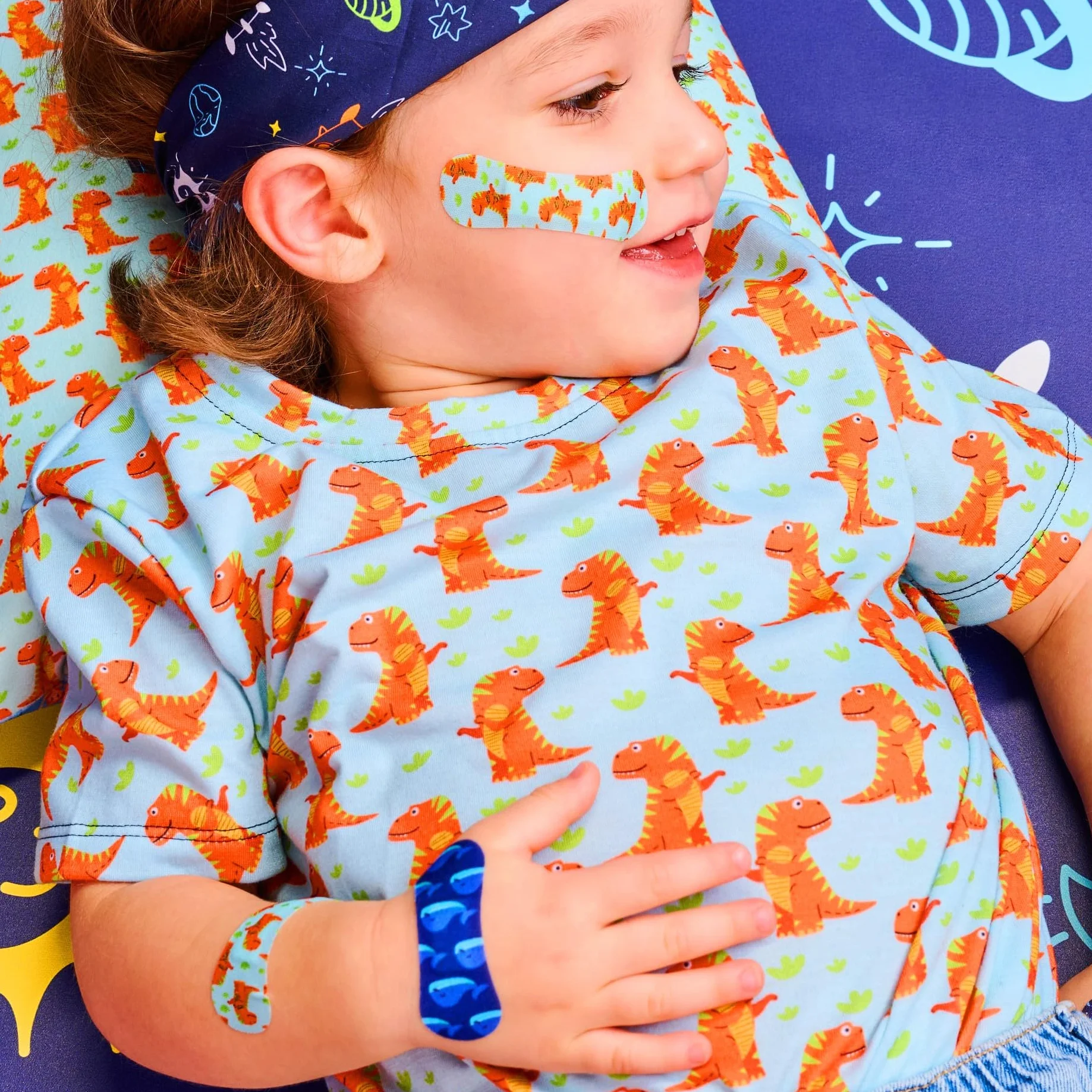 Wild Stripes Kids Space | Wyjątkowo lekki i elastyczny | Mocno trzymany | Wodoodporny