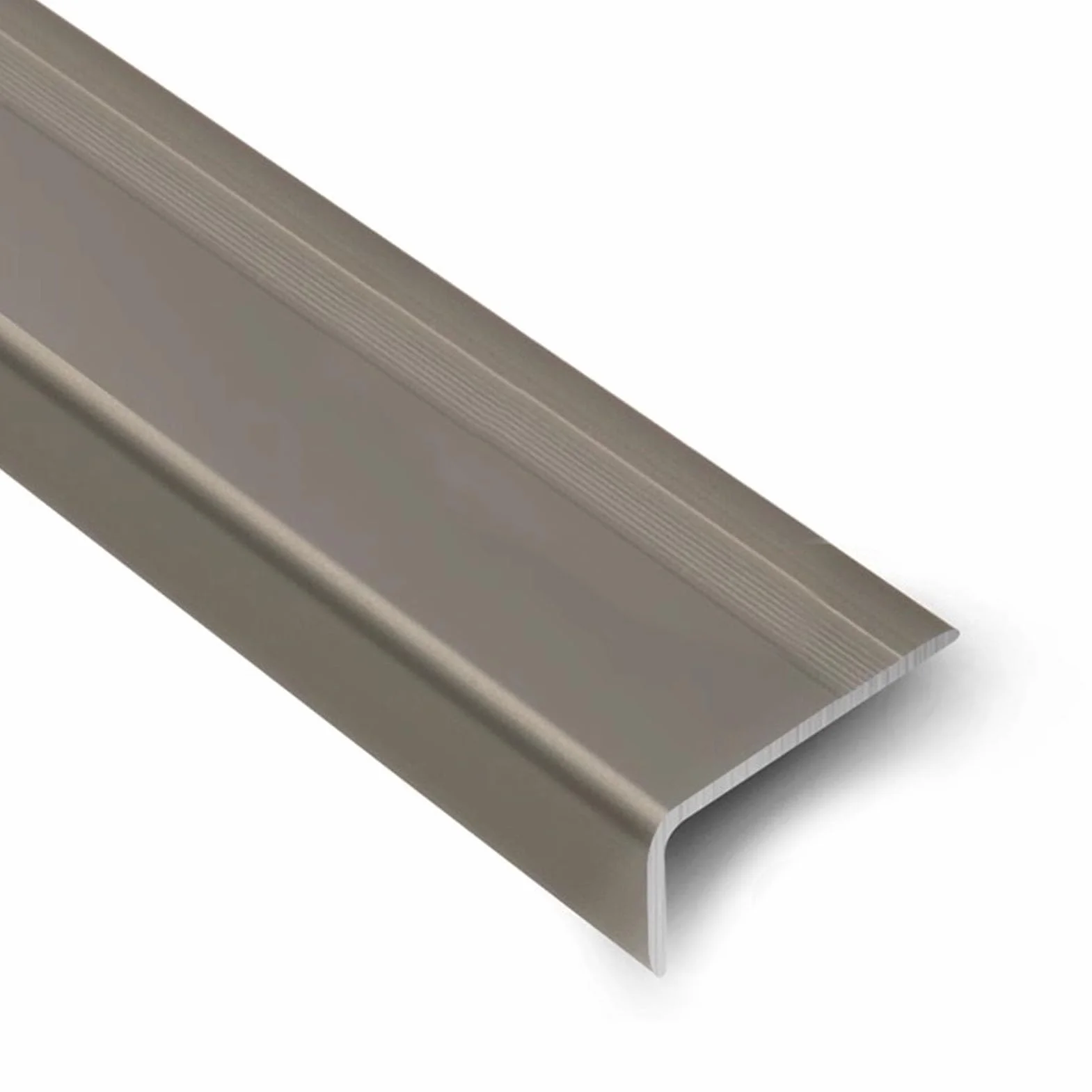 Aluminiowa listwa krawędziowa do płytek w kształcie litery L, listwa przejściowa do wykończenia schodów, metalowa osłona stopnia, listwa krawędziowa schodów do drewna/płytek